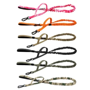 Adjustable Leash Quick Release Elastic Rope With 2 Control Handle