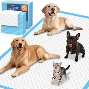 40 Count Extra Large Dog Pee Pads 55x29.5 Inch