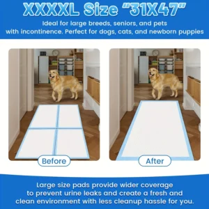 Leak-Proof Deodorizing Puppy Training Pads