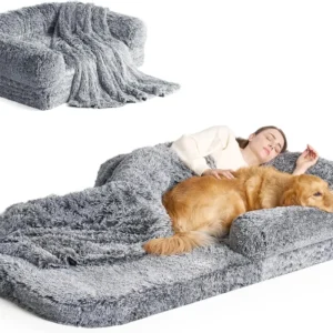 Foldable Human Dog Bed, 72x44x11