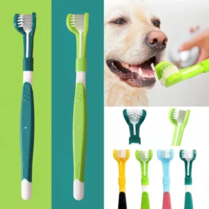 3-Sided Pet Toothbrush