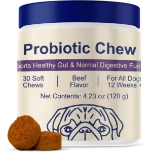 Beef Probiotic Chews for Dogs