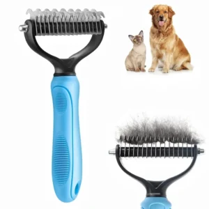 Dog Grooming Undercoat Rake